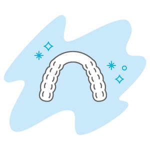 Prevents aligner yellowing